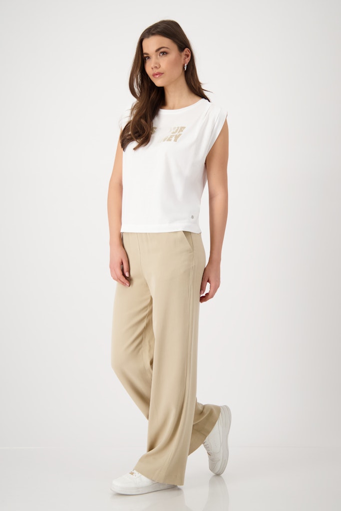 Monari Damen T-Shirts Cream