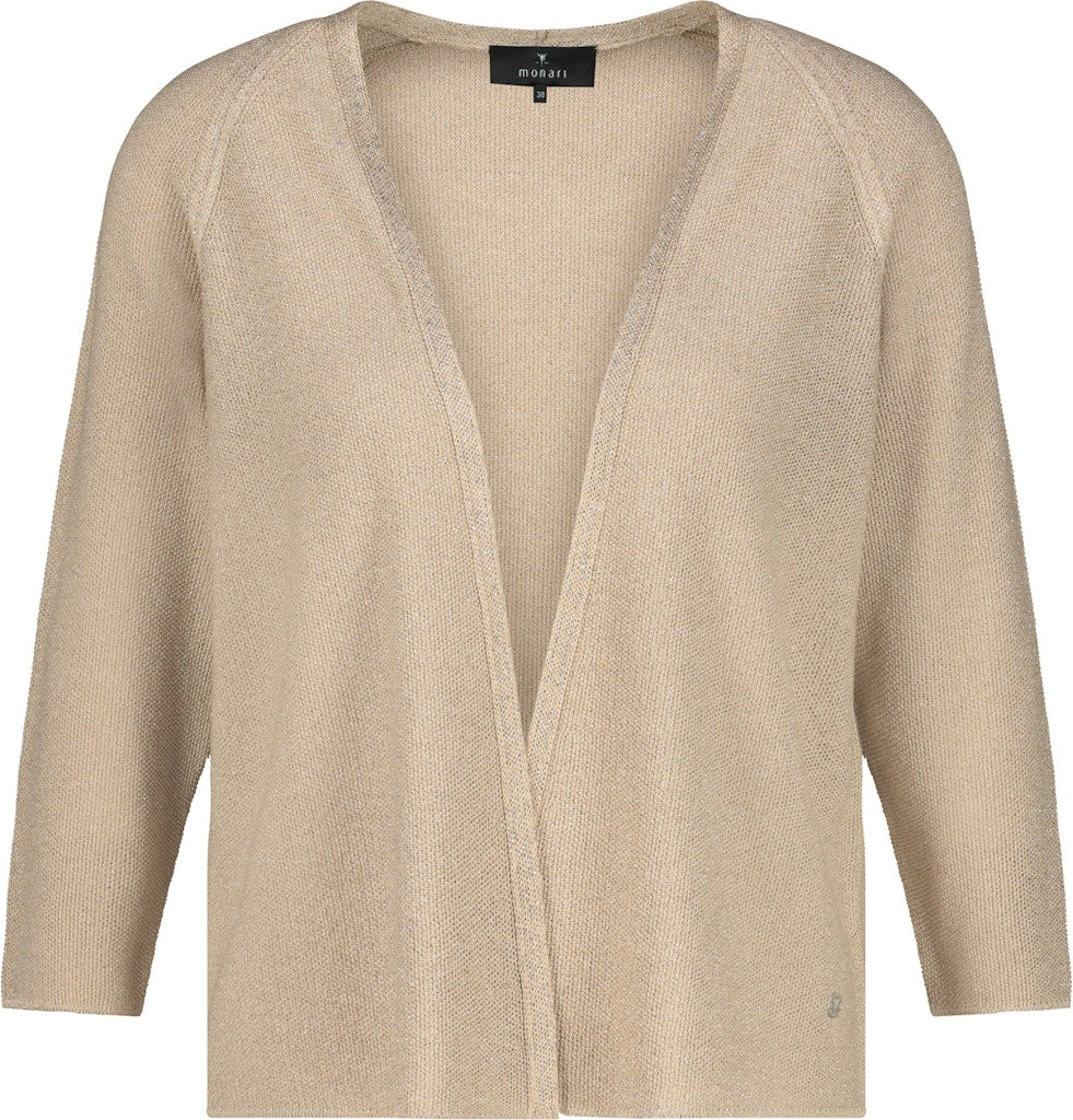 Monari Damen Strickjacken Camel
