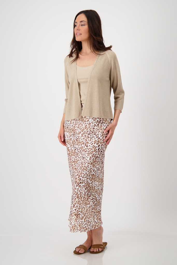 Monari Damen Strickjacken Camel