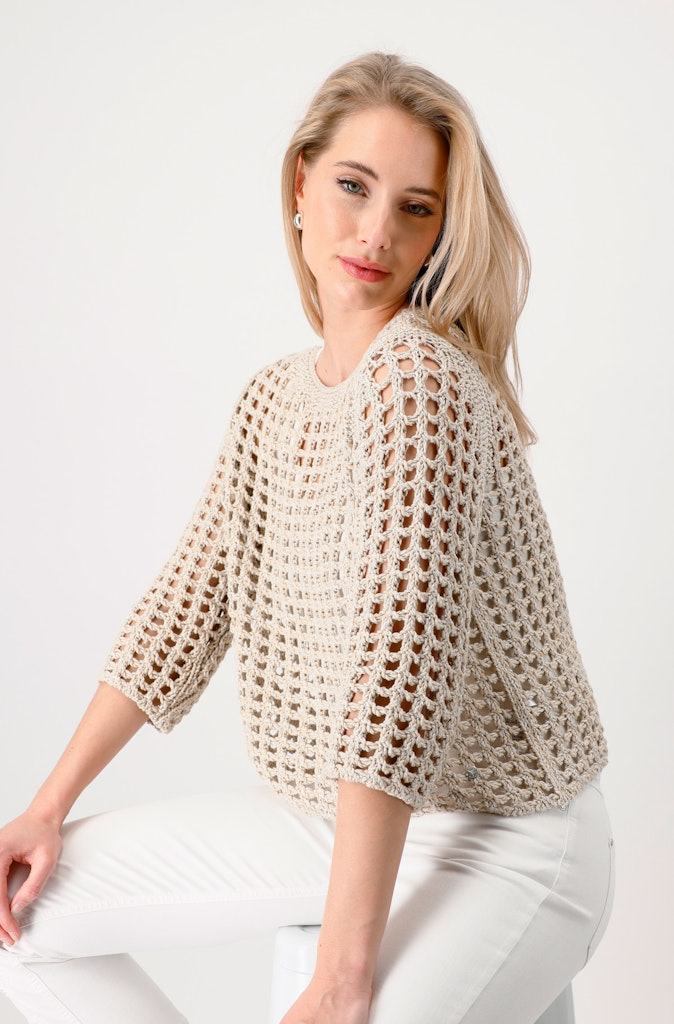 Monari Damen Pullover  Camel