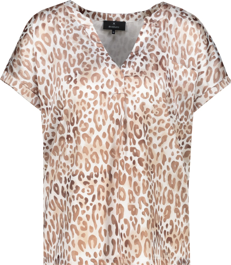 Monari Damen T-Shirts  Camel Gemus
