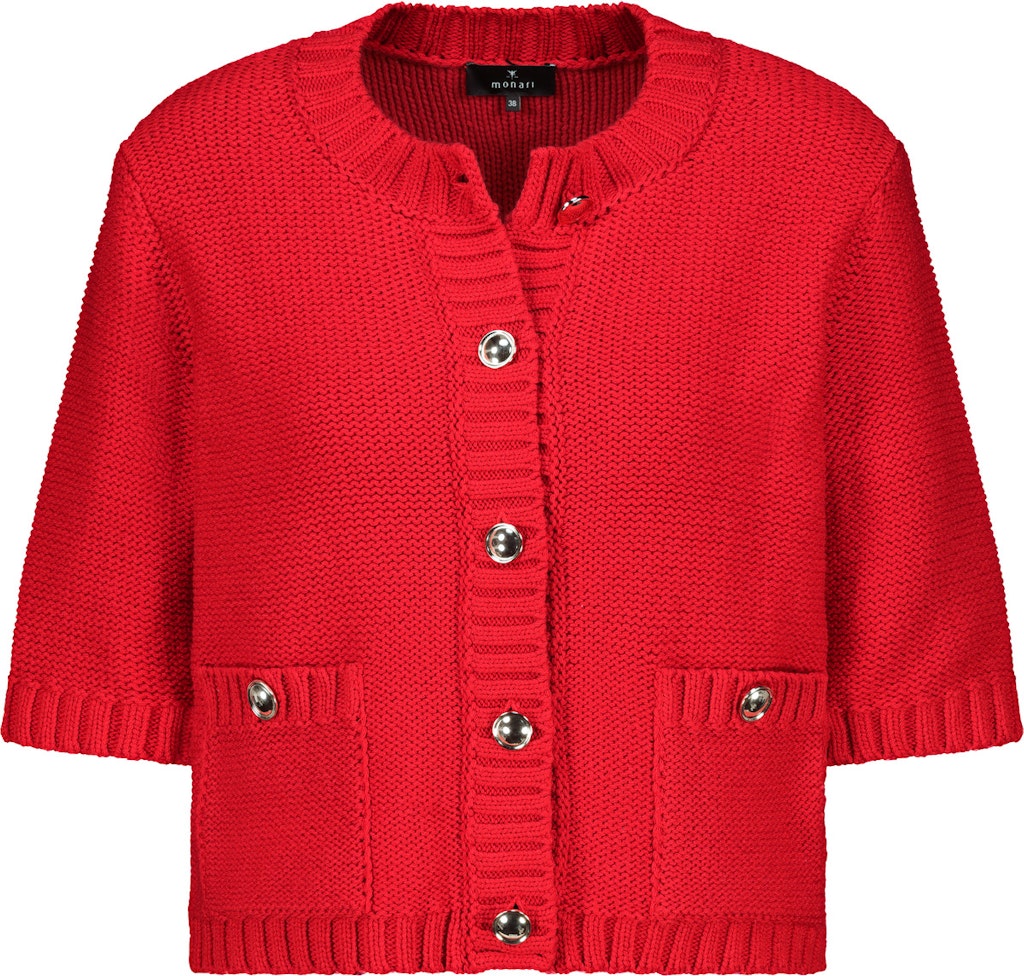 Monari Damen Strickjacken  Red
