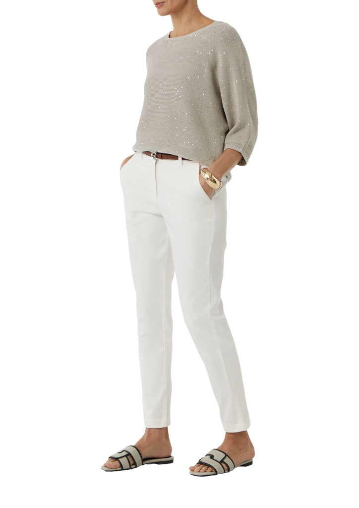 Comma Damen Hosen White