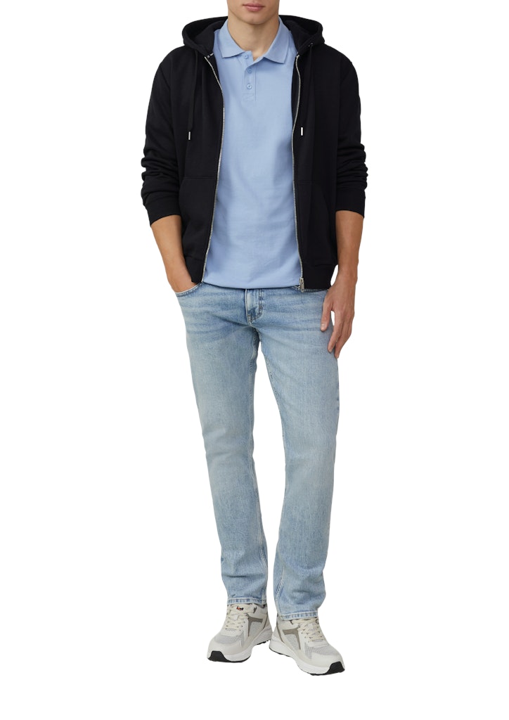 QS by S.Oliver Herren Polo-Shirts Blue