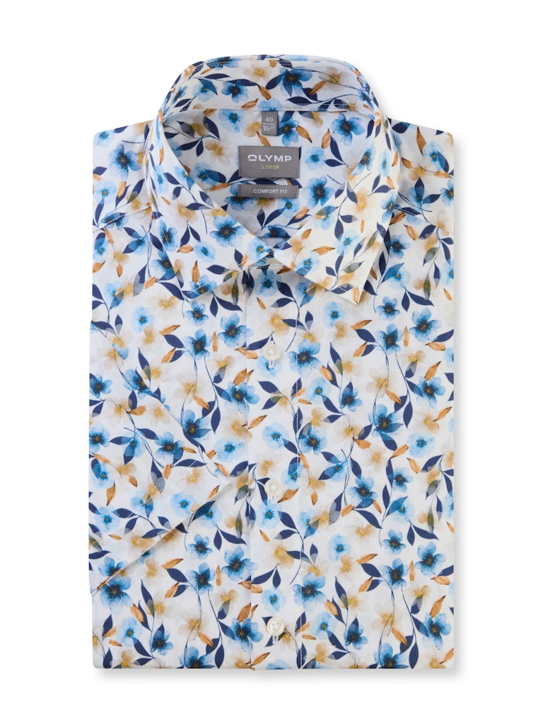 Olymp Herren Hemden kurz  Weiss