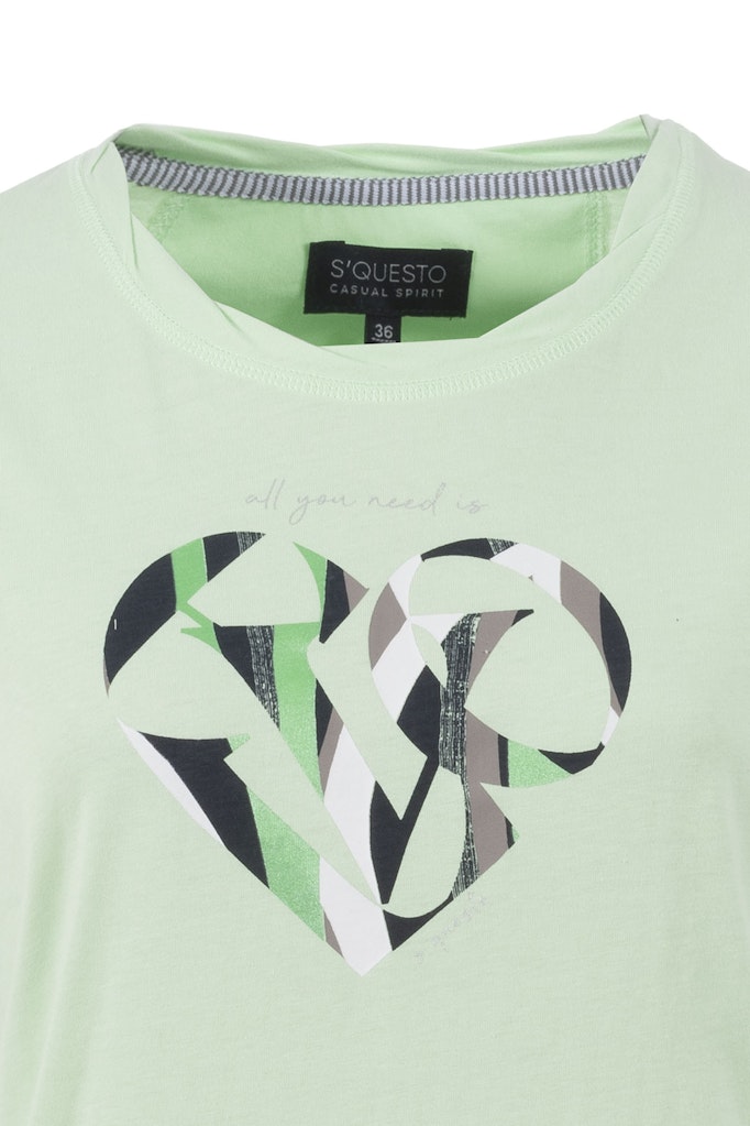 Soquesto Damen T-Shirts Offwhite