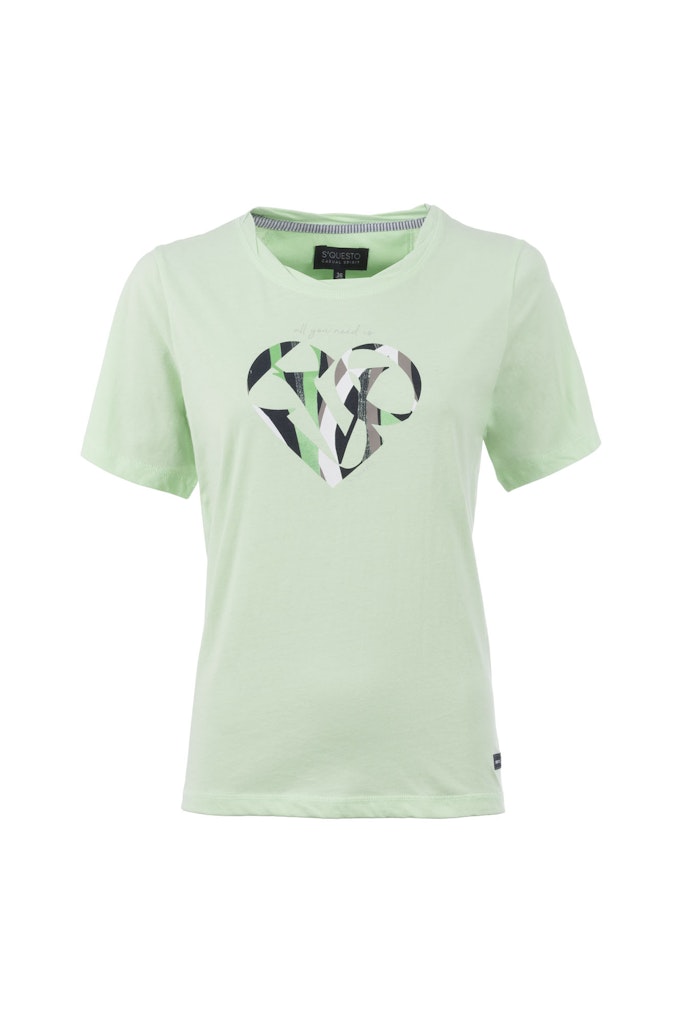 Soquesto Damen T-Shirts Offwhite