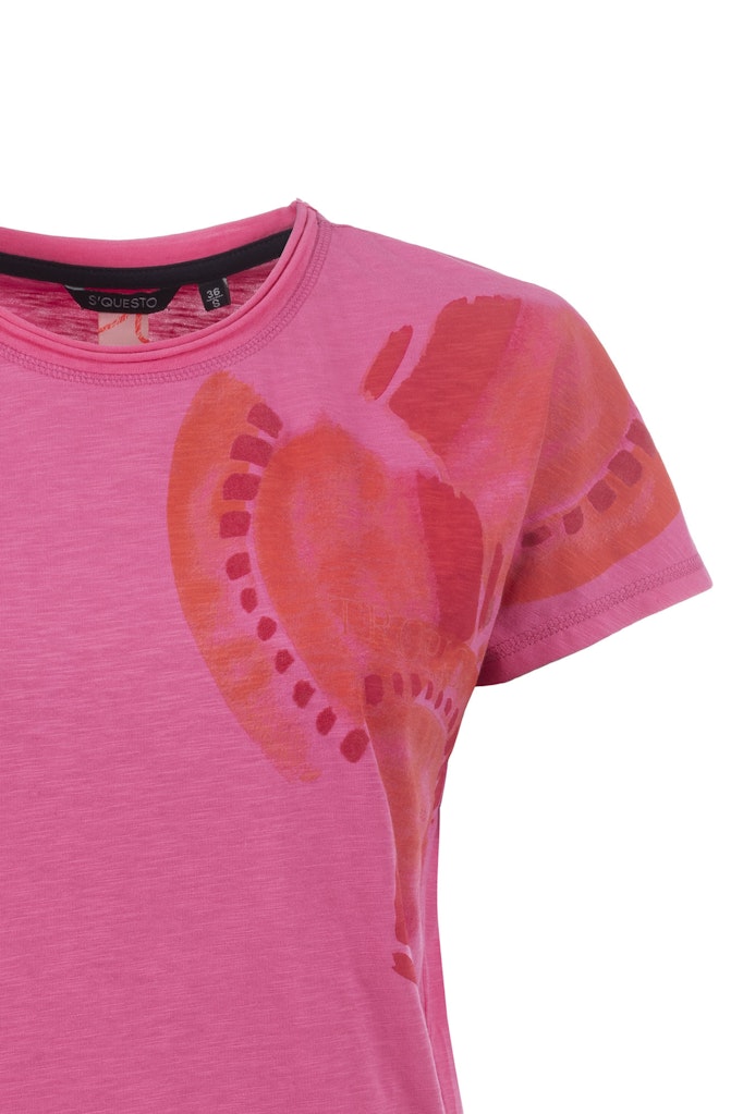 Soquesto Damen T-Shirts Weiß