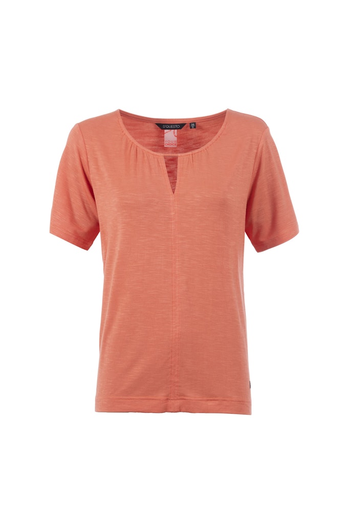 Soquesto Damen T-Shirts Blutorange