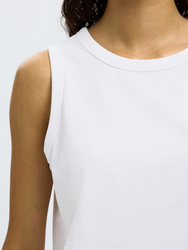Selected Femme Damen Tops Bright White