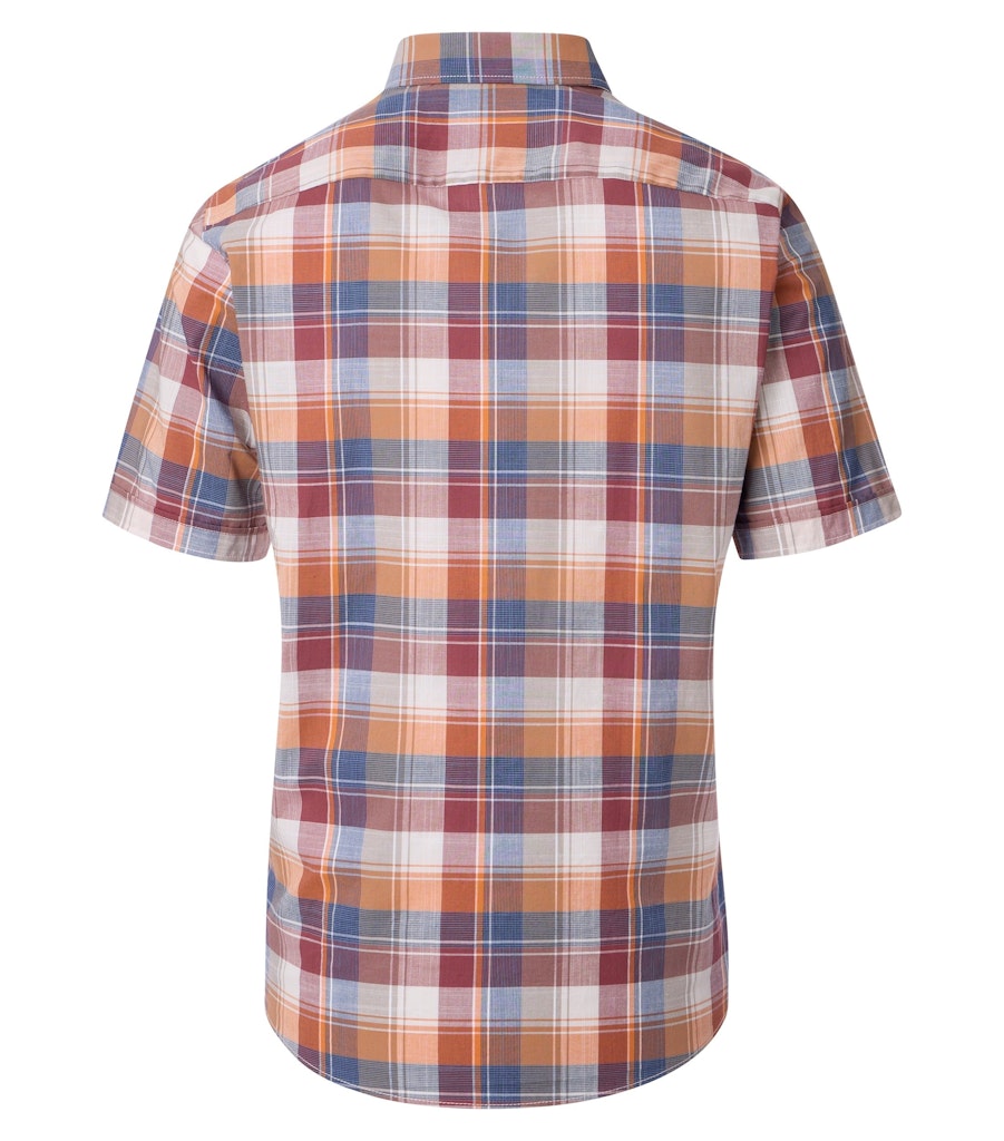 Casa Moda Herren Hemden kurz  Rot