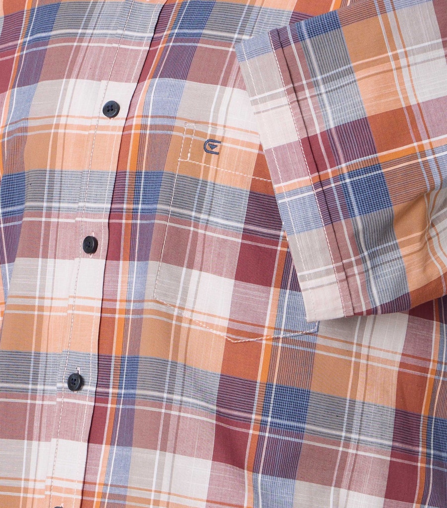 Casa Moda Herren Hemden kurz  Rot