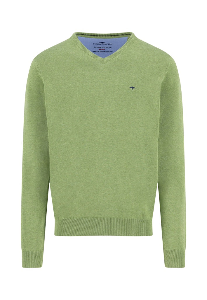 Fynch-Hatton Herren Pullover Avocado