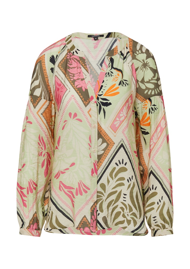 Comma Damen Blusen Lilac/Pink