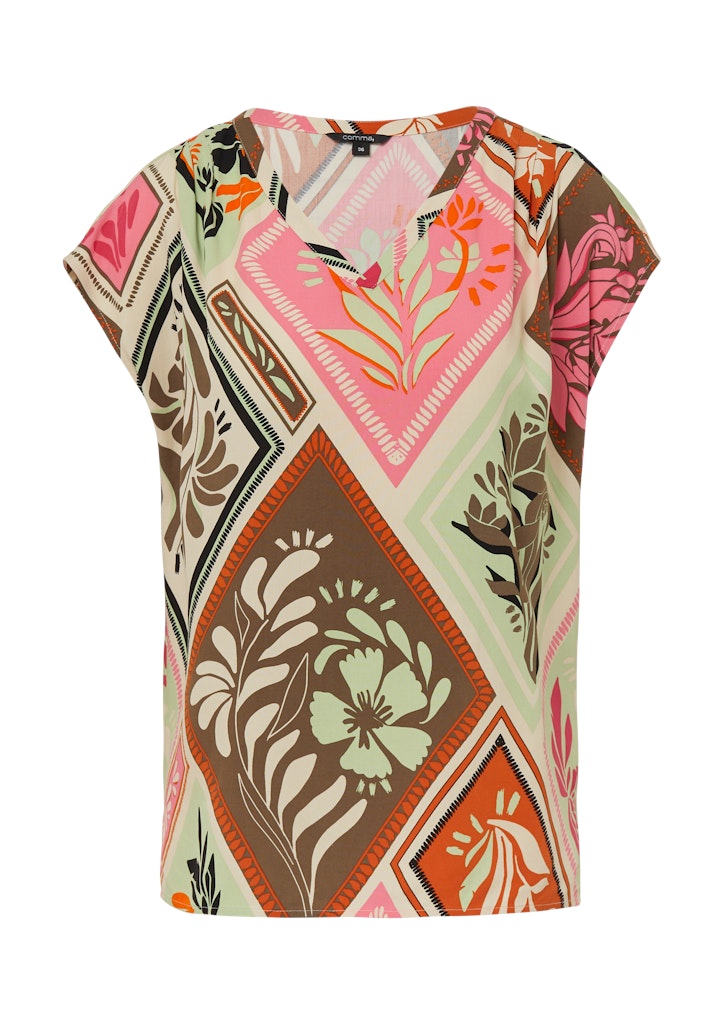 Comma Damen Blusen Lilac/Pink