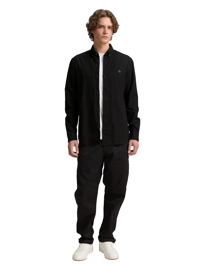 Tom Tailor denim Herren Hemden lang Black