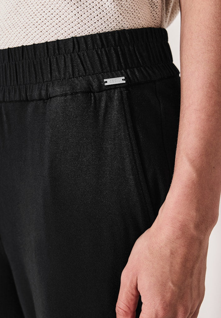 Cecil Damen Hosen Black