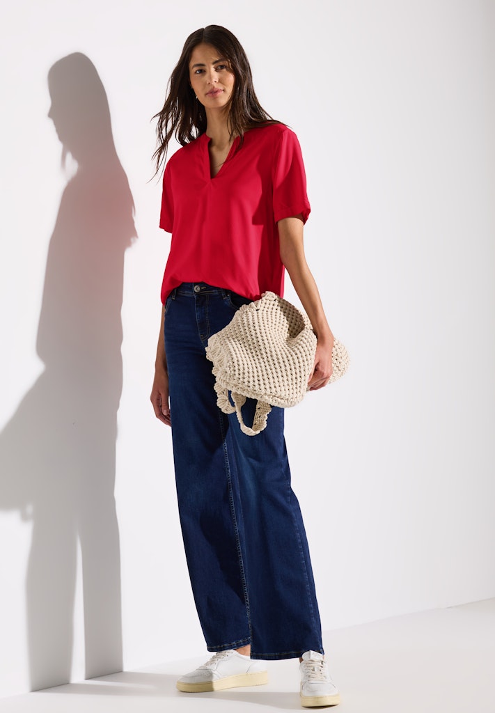 Street One Damen Blusen  Glory Red