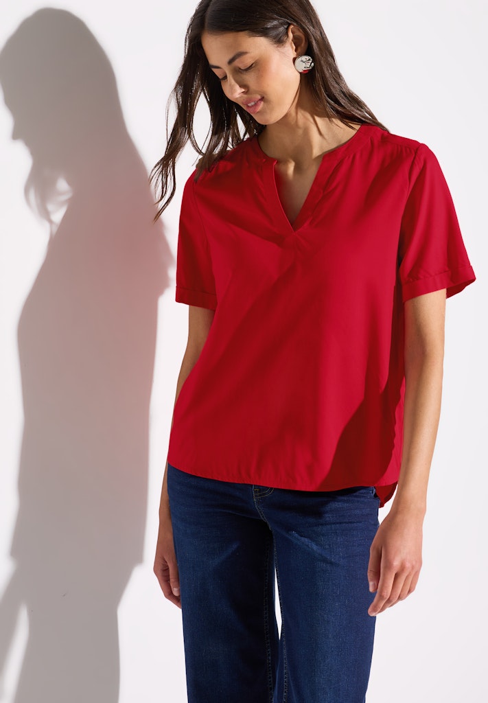 Street One Damen Blusen Glory Red