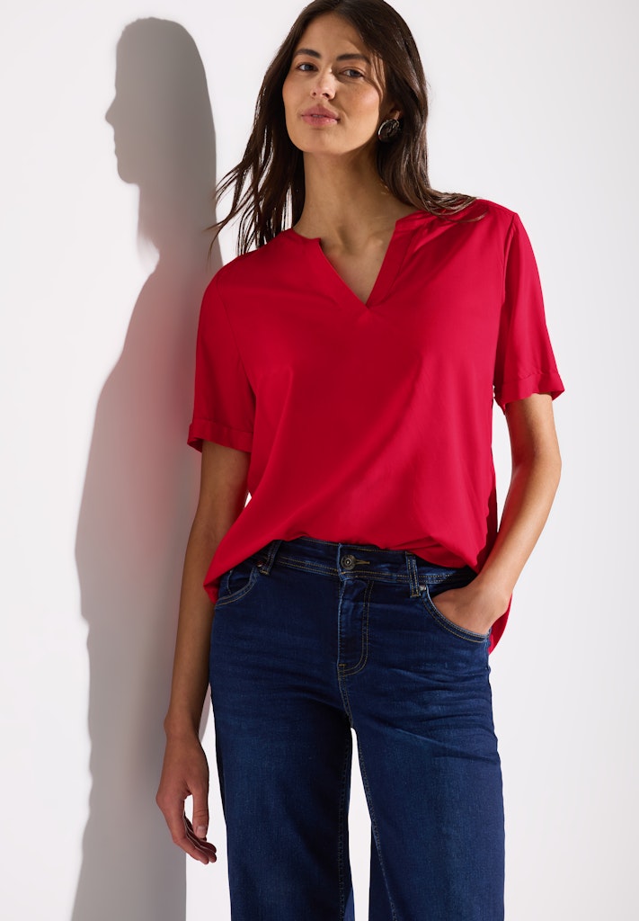 Street One Damen Blusen Glory Red