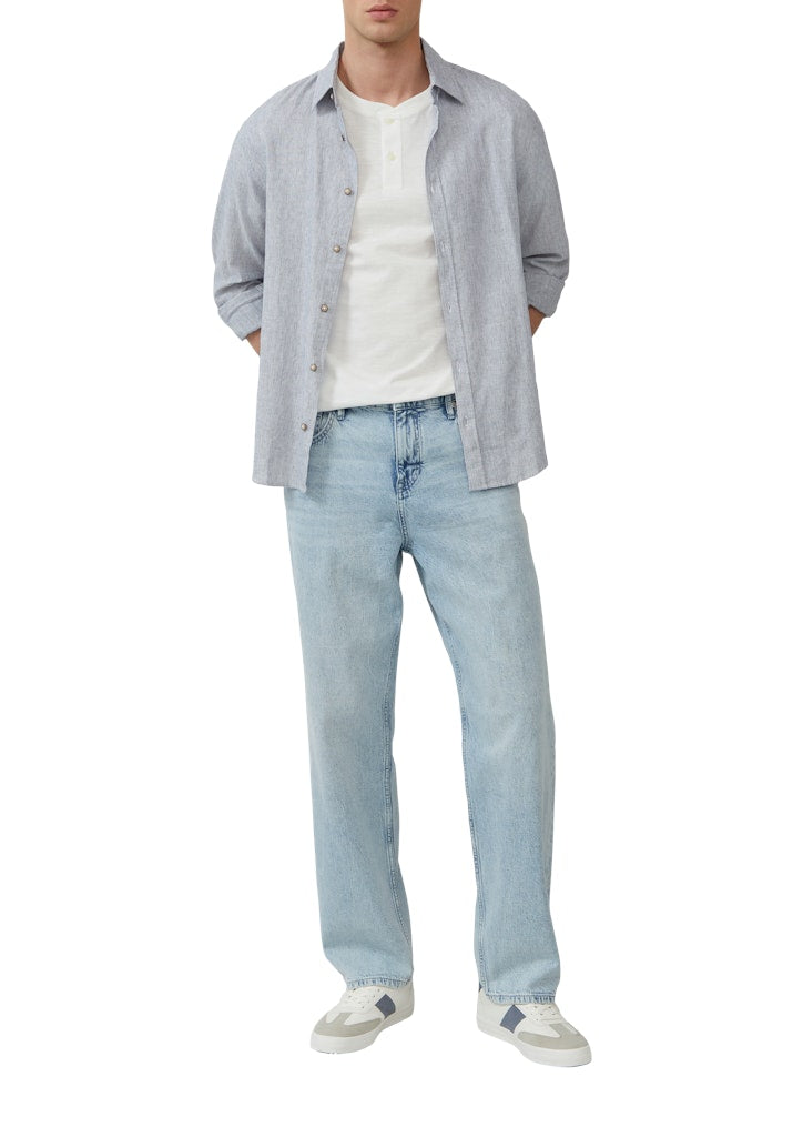 S. Oliver red Herren T-Shirts kurz White