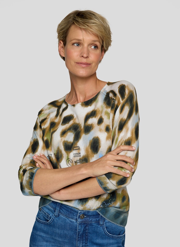 Rabe Damen Pullover Dunkel Jeans