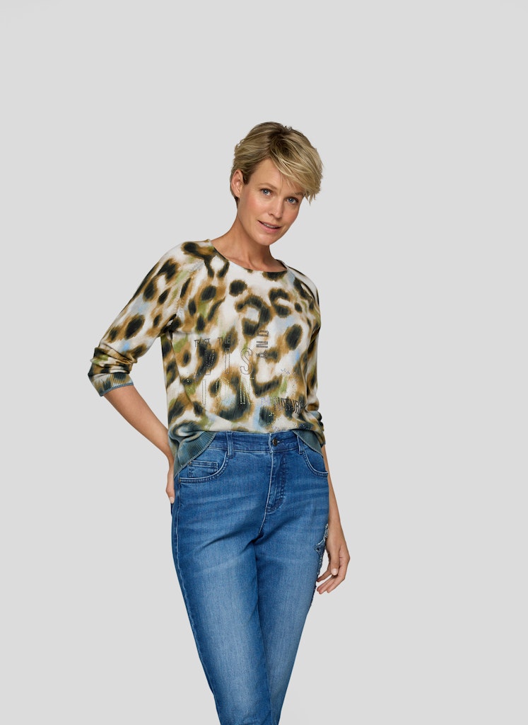 Rabe Damen Pullover Dunkel Jeans