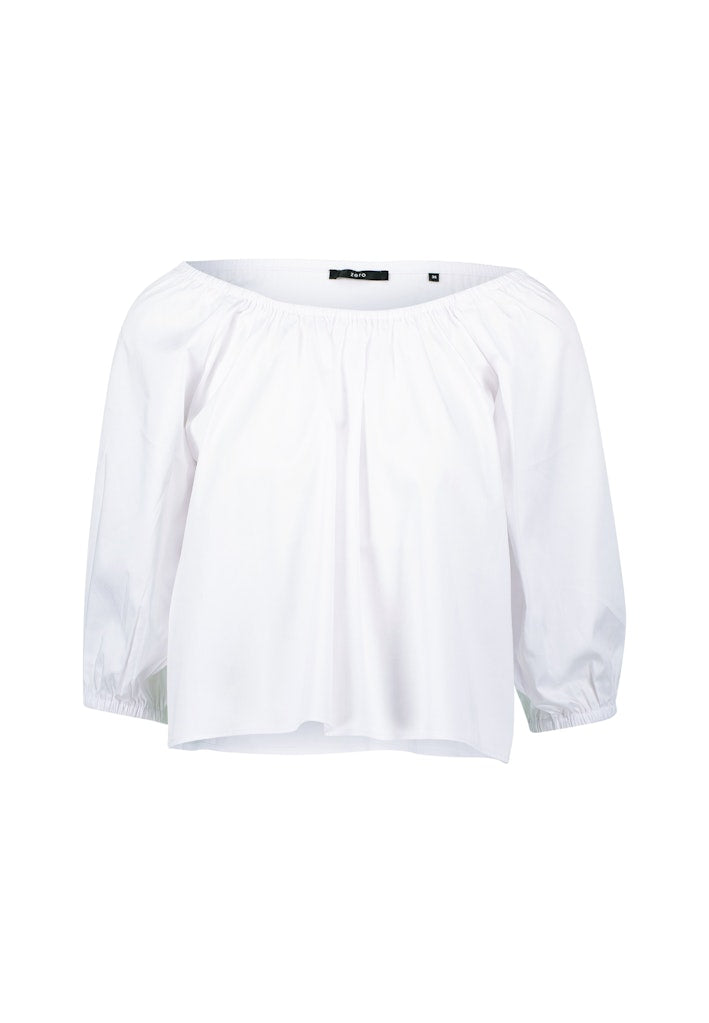 Zero Damen Blusen Brilliant White