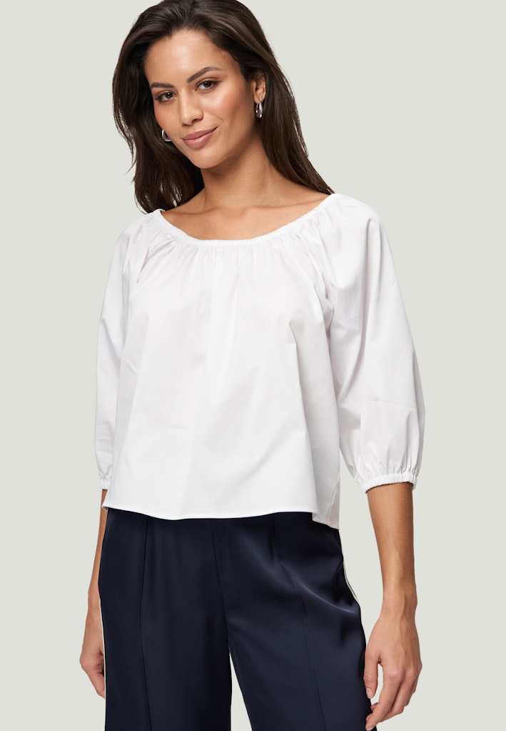 Zero Damen Blusen Brilliant White