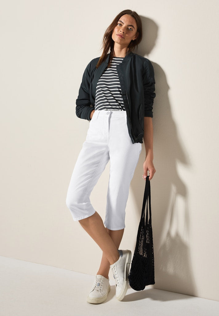 Cecil Damen Hosen  White