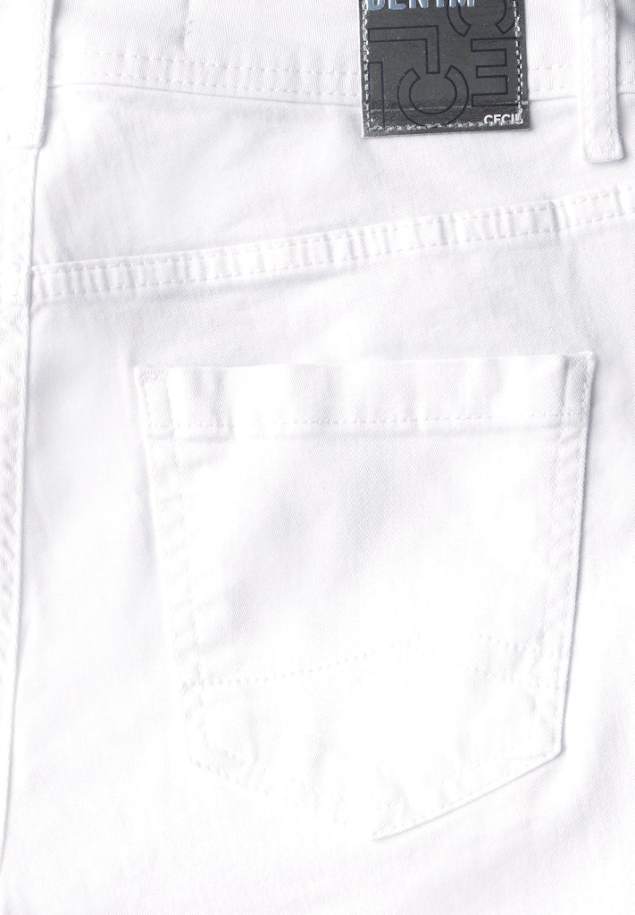 Cecil Damen Hosen  White