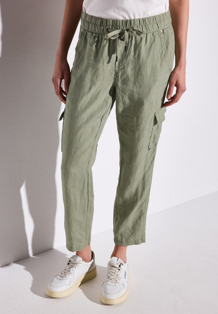 Street One Damen Hosen  Pale Mud