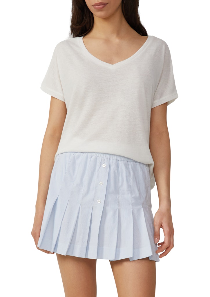 QS by S.Oliver Damen T-Shirts White
