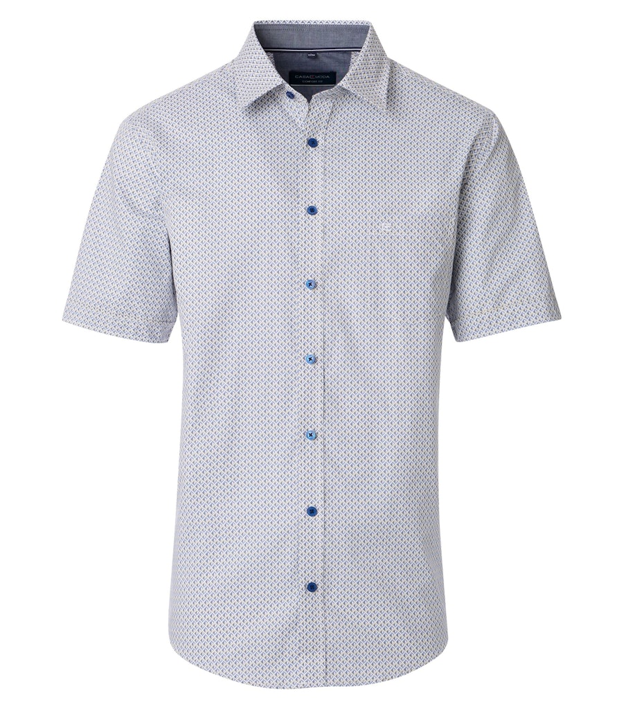 Casa Moda Herren Hemden kurz  Blau