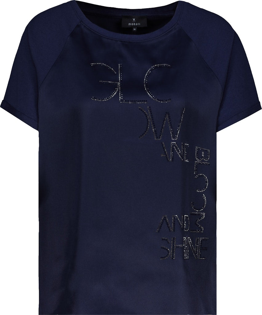 Monari Damen T-Shirts Navy Blue