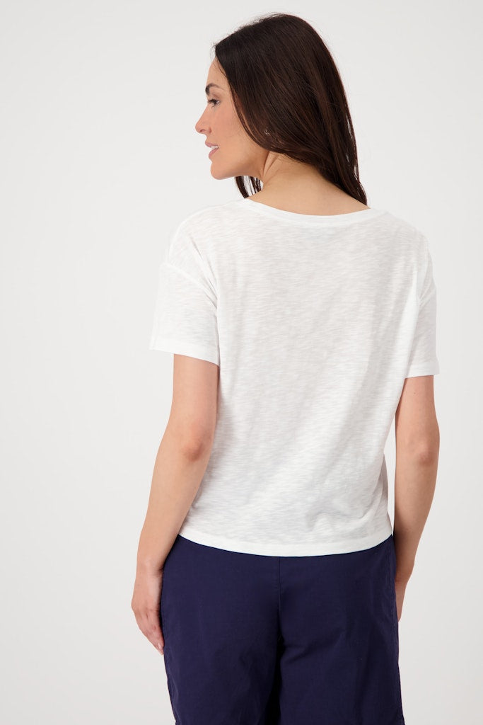 Monari Damen T-Shirts  Navy Blue