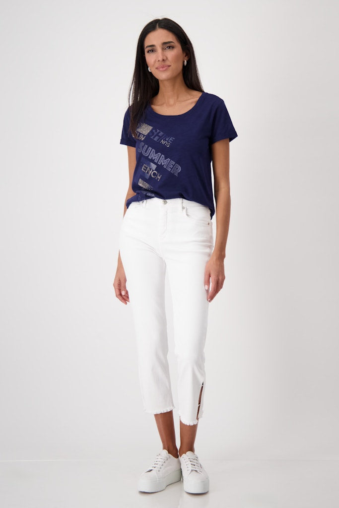 Monari Damen T-Shirts Navy Blue