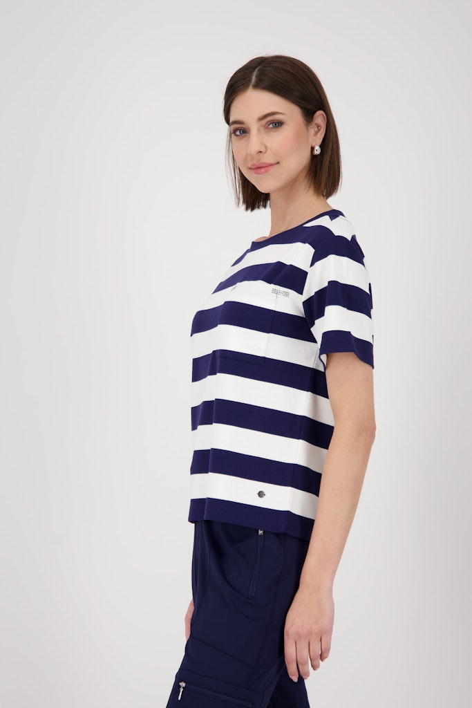Monari Damen T-Shirts  Navy Blue R