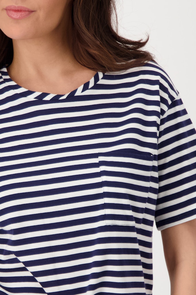 Monari Damen T-Shirts  Navy Blue R