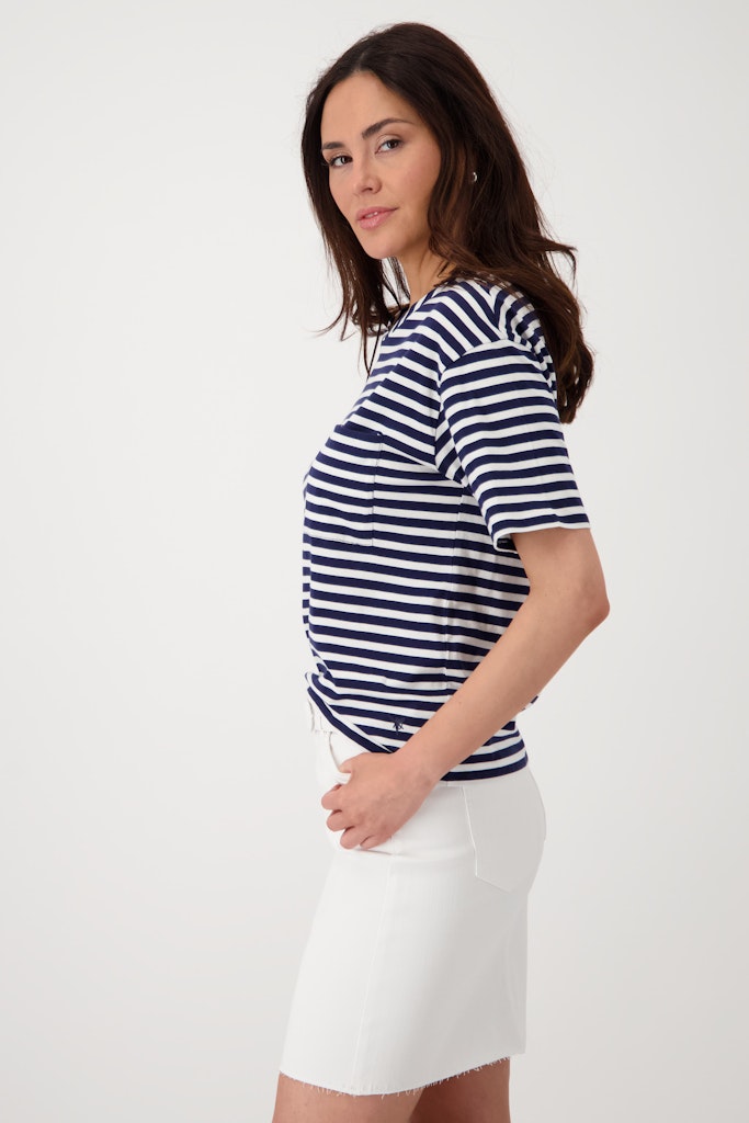 Monari Damen T-Shirts  Navy Blue R