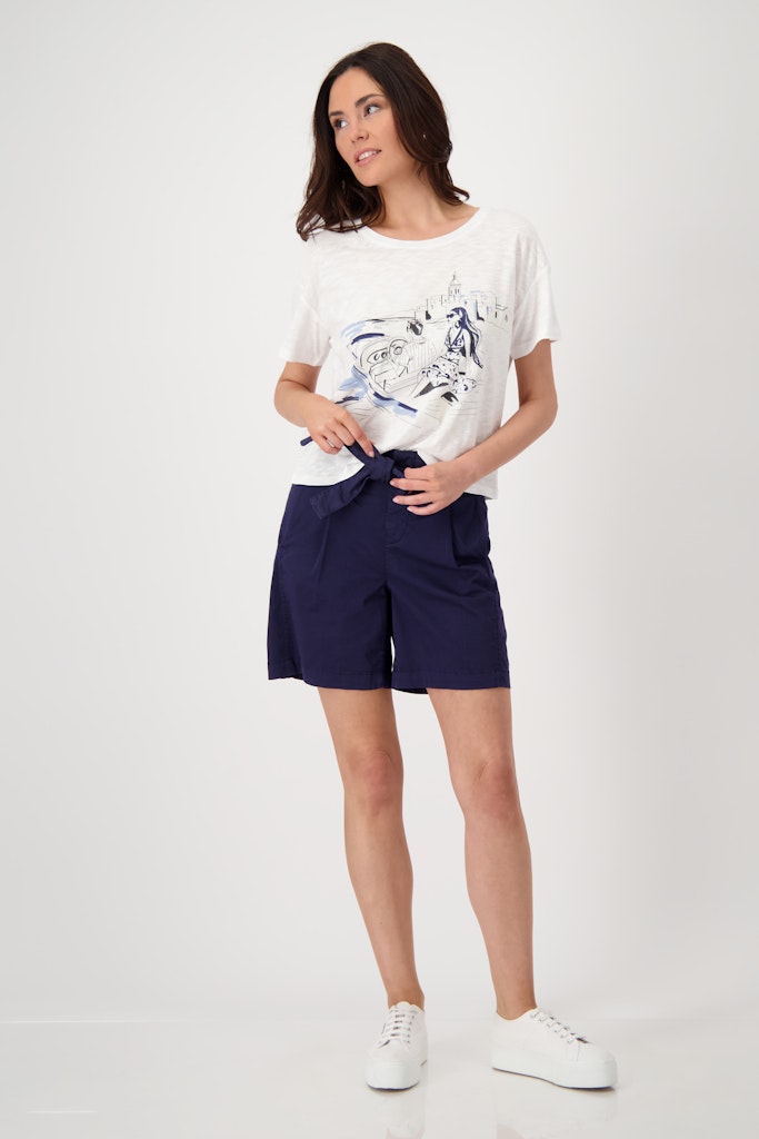 Monari Damen T-Shirts  Navy Blue