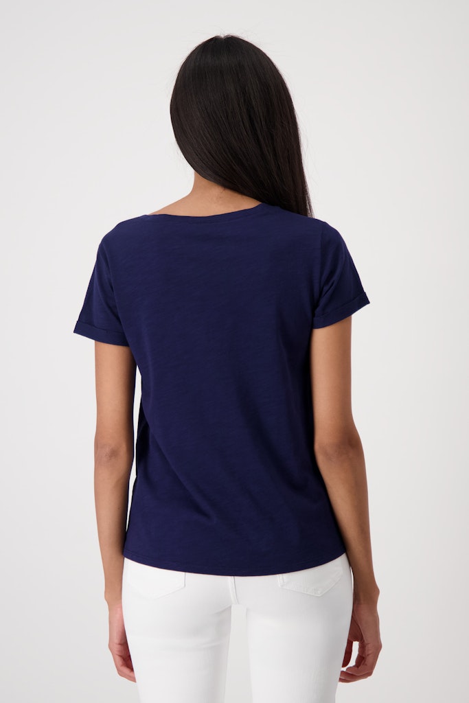 Monari Damen T-Shirts Navy Blue