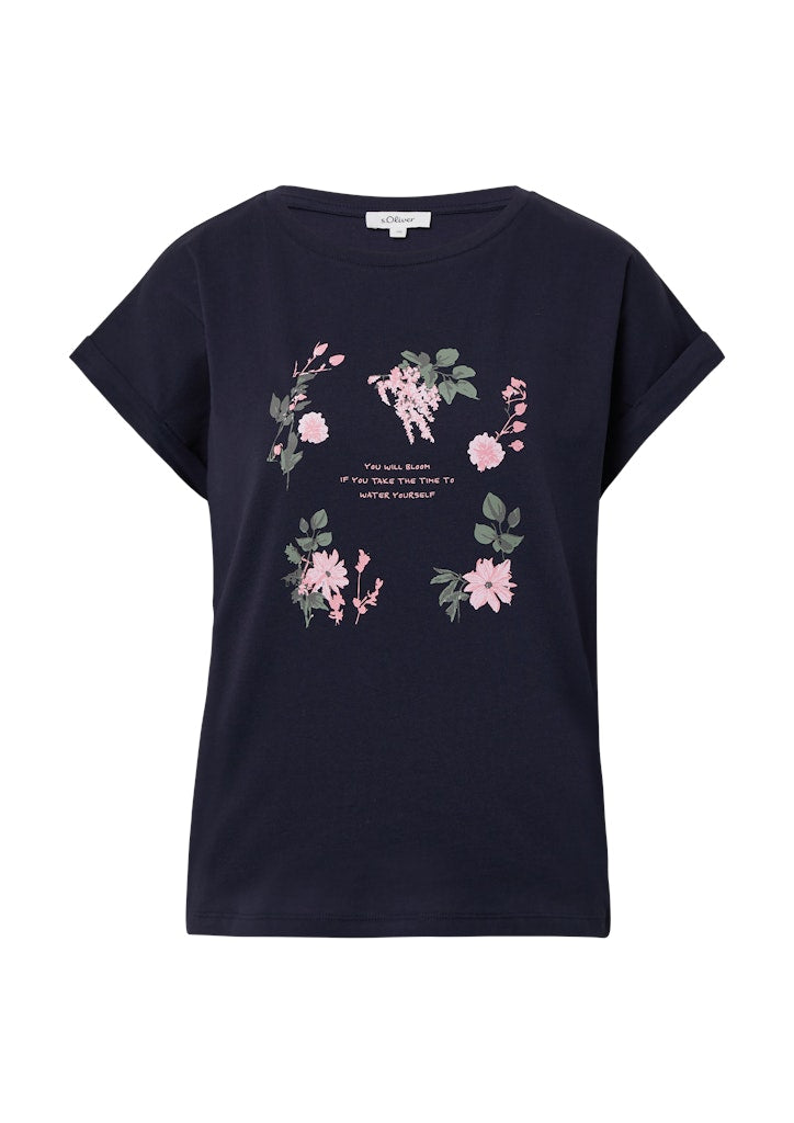 S. Oliver red Damen T-Shirts Blue