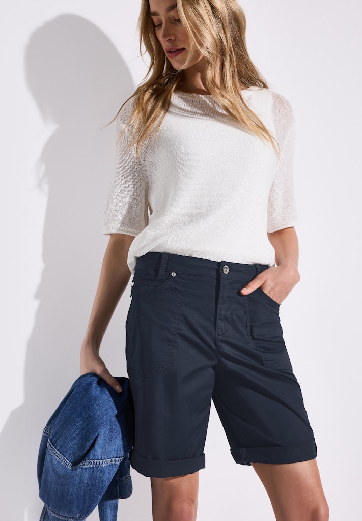 Street One Damen Hosen  Deep Blue