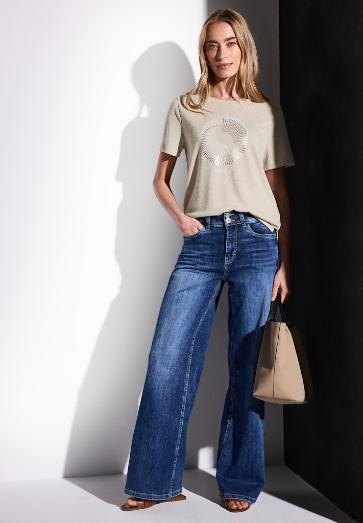 Street One Damen T-Shirts Moonstone