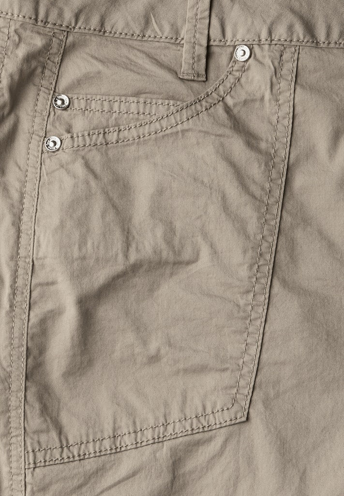 Street One Damen Hosen  Buff Grey