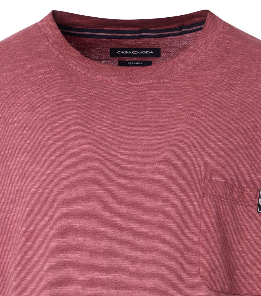 Casa Moda Herren T-Shirts kurz  Rot