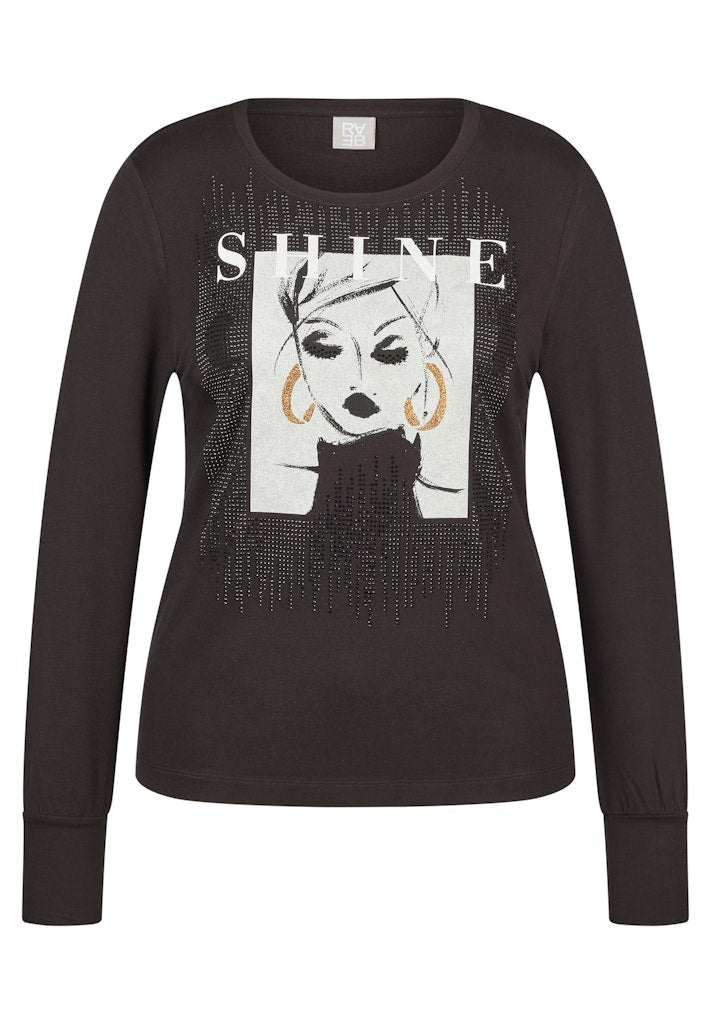 Rabe Damen T-Shirts Schwarz