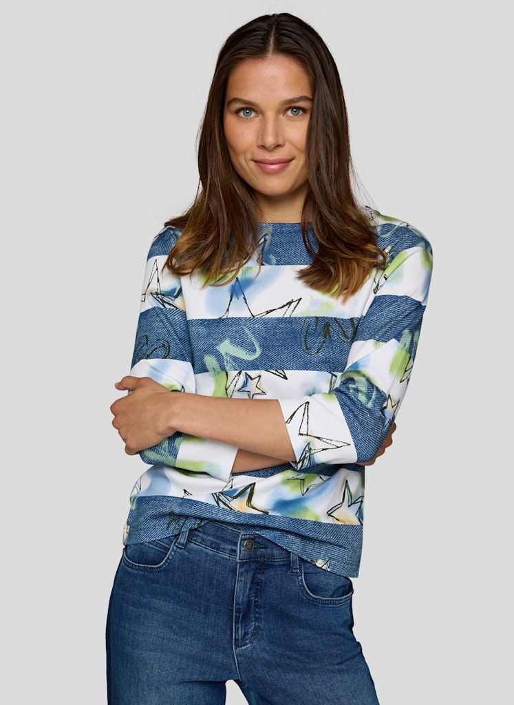 Rabe Damen T-Shirts Dunkel Jeans