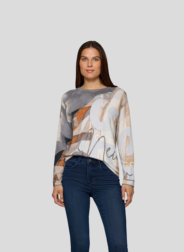 Rabe Damen Pullover Silber